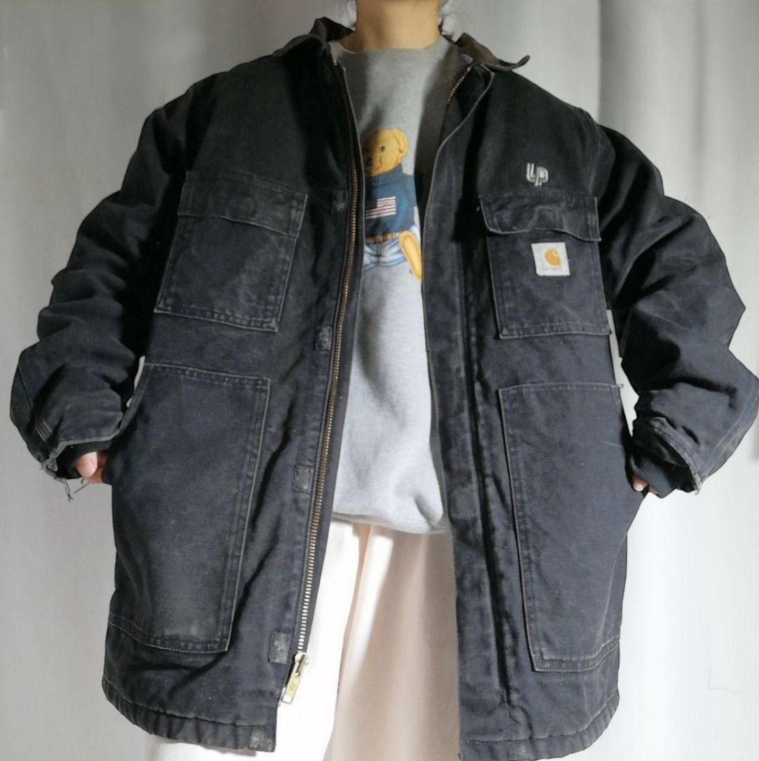 カーハート　トラディショナルコート　ヴィンテージ　トラディショナルジャケット 00's Carhartt Traditional Coat Black / カーハート