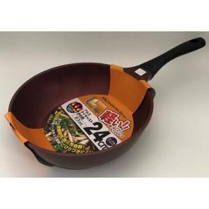 3営業日で発送 超軽 アルミダイキャスト マーブルディープパン24cm 驚異の軽さ 取扱いやすい こびりつきにくい 入数 5