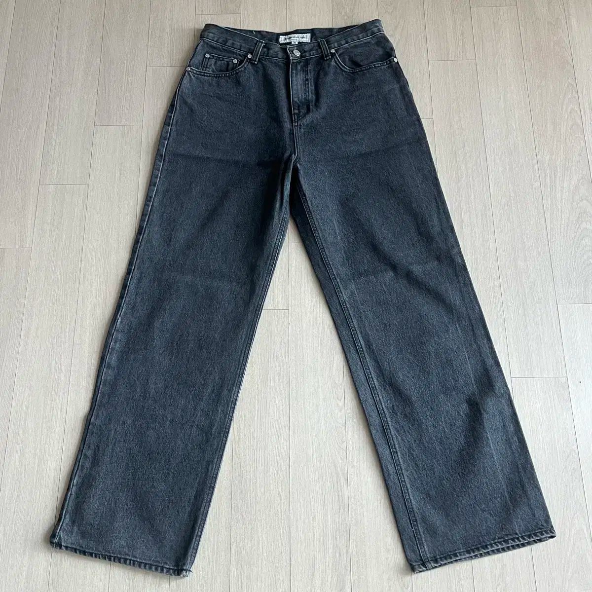 Andersson Bell(アンダースンベル) デニム セミ ワイド パンツ 黒 M 