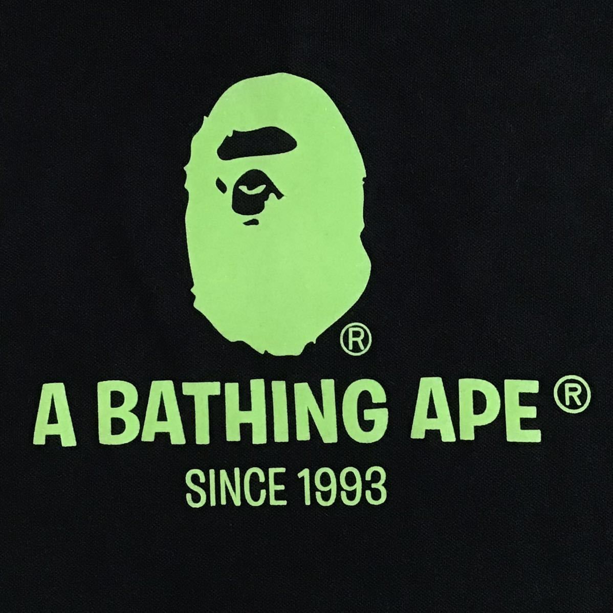 APE HEAD ポロシャツ Mサイズ black a bathing ape BAPE polo