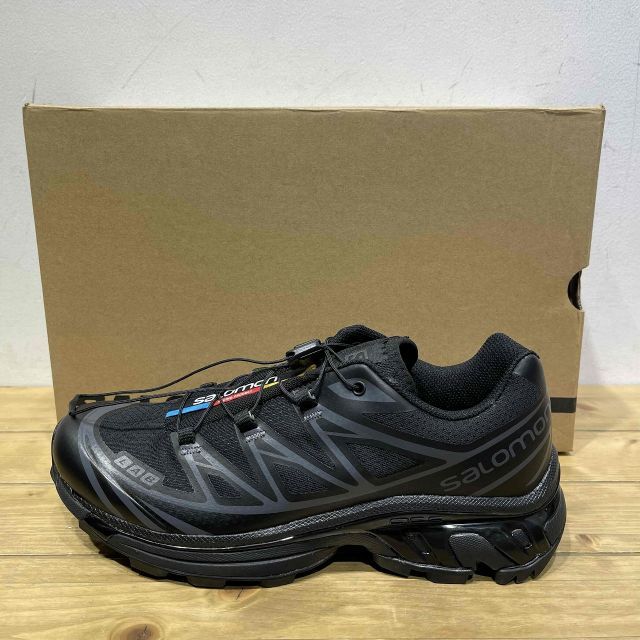 SALOMON XT-6 ADV BLACK サイズ25.0cm 410866 サロモン エックス