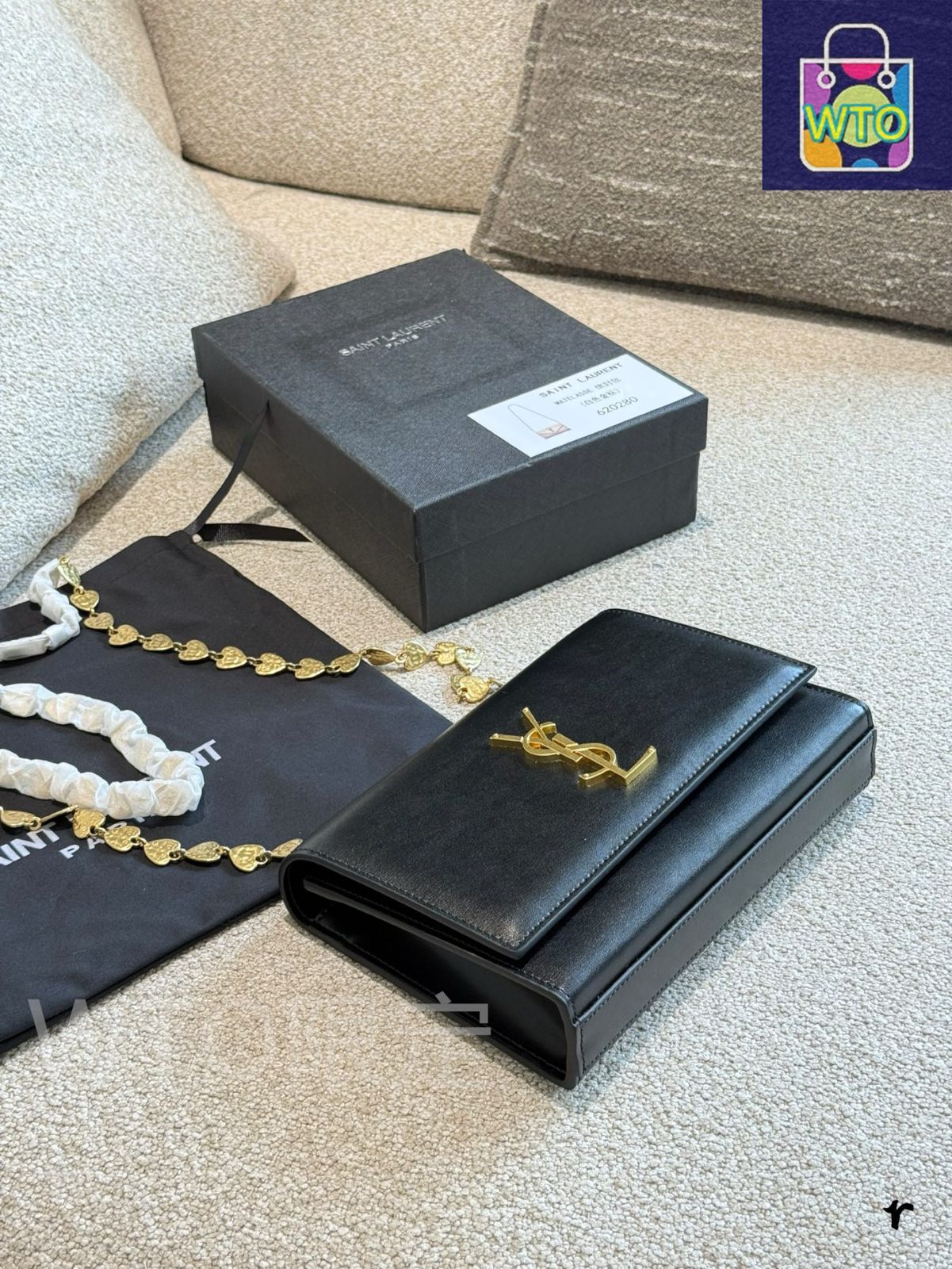 今日特価】YSL Saint Laurent KATE 最新デザイン ラブチェーン