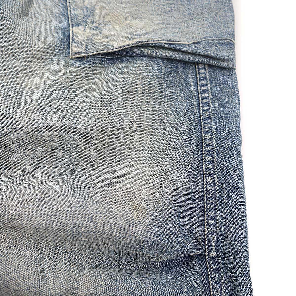 HERILL ヘリル 23SS Nepdenim M44 Trousers ヴィンテージ加工 モンキー