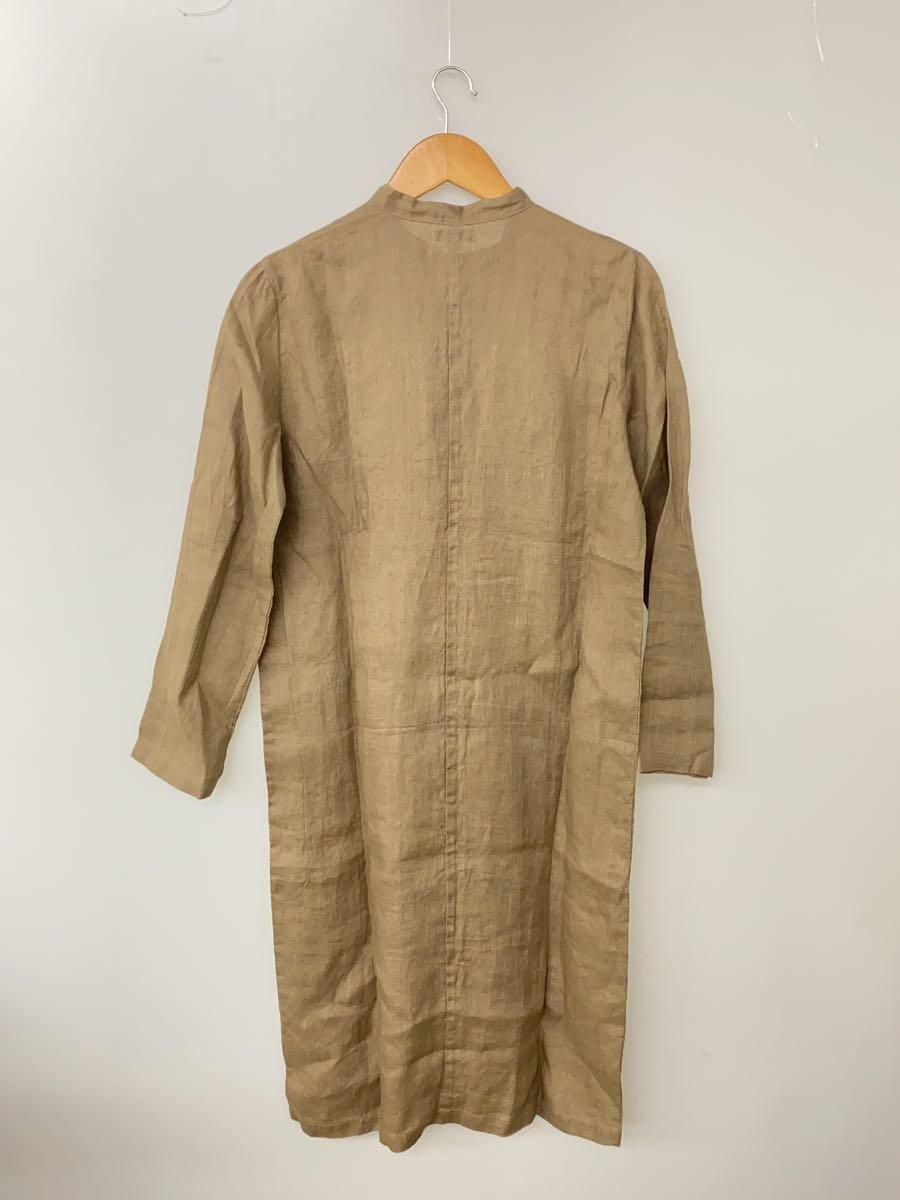 fog linen work フォグリネンワーク シャツワンピース リネン ブラウン