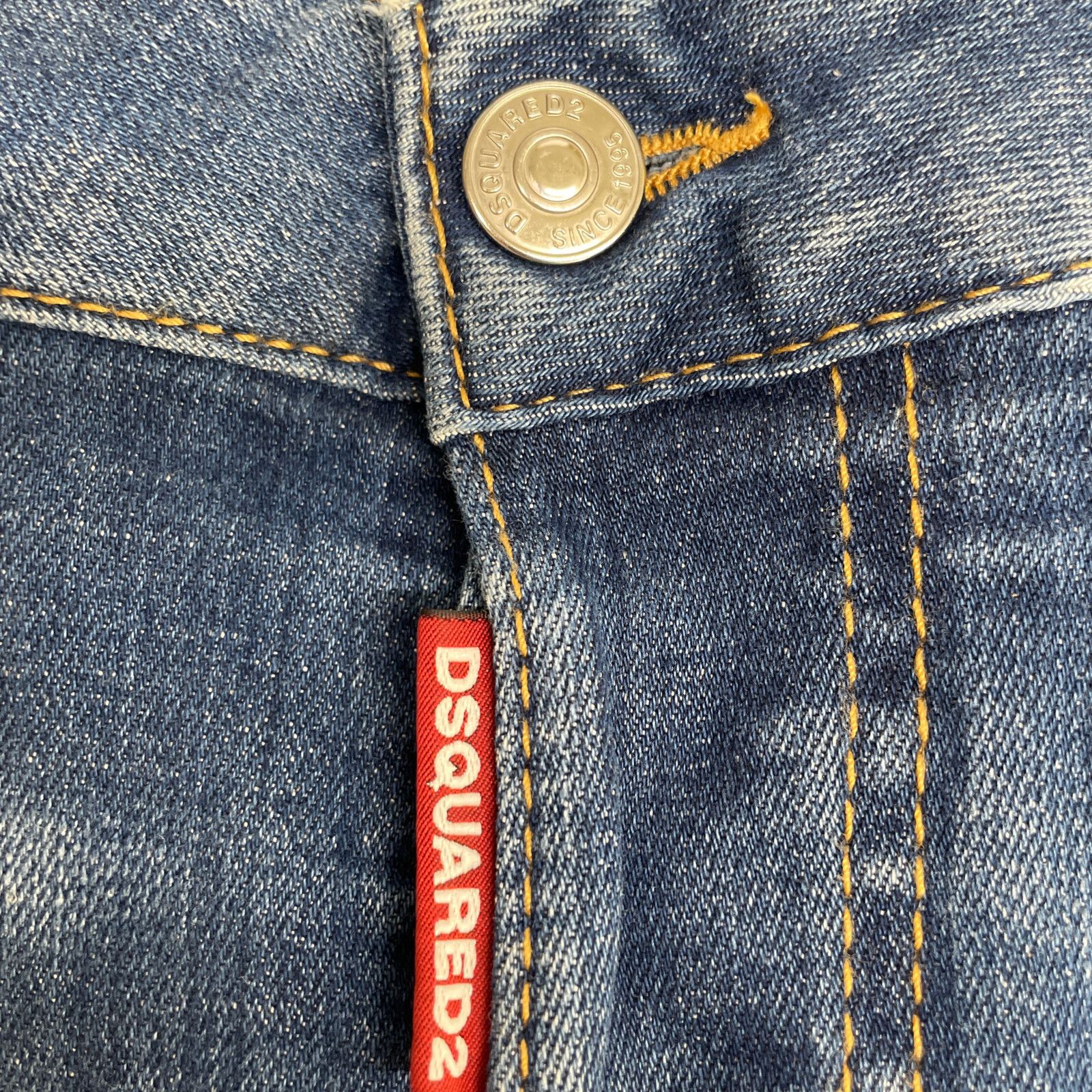 DSQUARED2 ディースクエアード 【美品/国内正規】S72LB0076 Cool girl jean ダメージ加工 ボタンフライ デニムパンツ/ 34