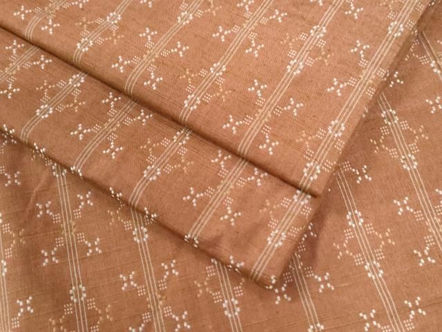 平和屋着物○上質な紬 花織 吉祥文 正絹 逸品 CAAW7914yc - メルカリ