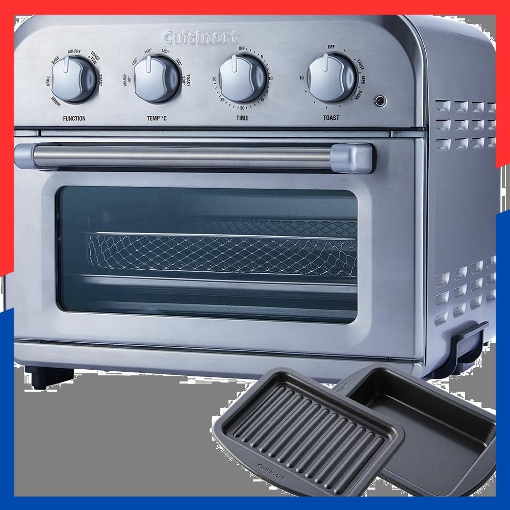 商品 4枚焼き トースター オーブン グリル料理 オーブン 冷凍 ノンフライ トースト 4ダイヤル クイジナート シルバー Cuisinart TOA-38SJ