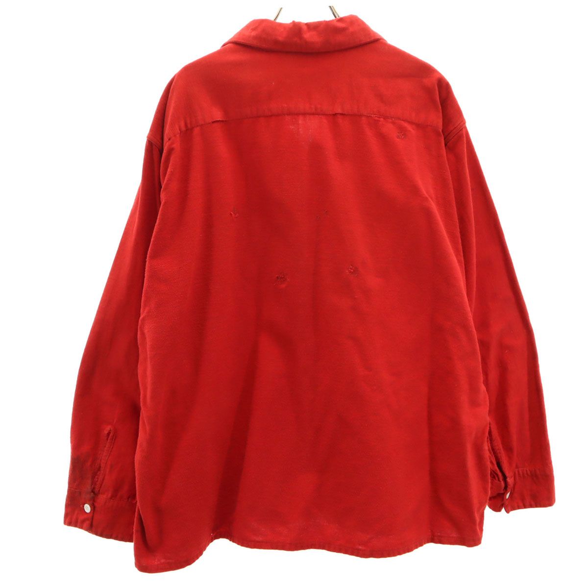 QUALITY 50s 60s ヴィンテージ 開襟 長袖 フランネル オープンカラー