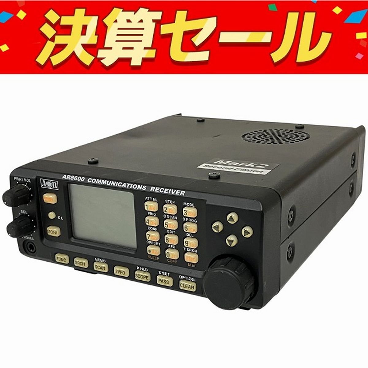 とっておきし新春福袋 デスクトップレシーバー Mark2 AR8600 AOR 広帯域 エー 受信機 受信機