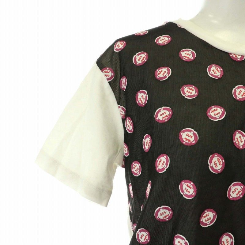 ミュウミュウ miumiu Tシャツ カットソー 半袖 クルーネック
