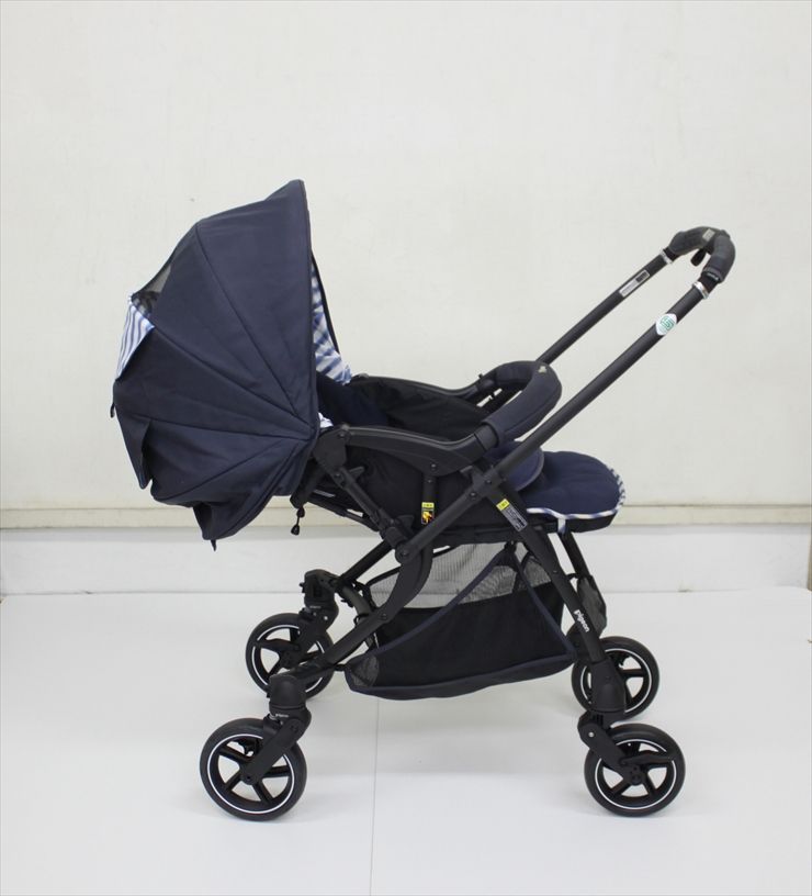 ランフィ RA8 ミニマルネイビー リコール対応済RB1Z Runfee ピジョン ハイシート54.5cm 生後1ヵ月～ クリーニング済み 美品 ランフィ Runfee RA8 ミニマルネイビー リコール対応済RB1Z 本体