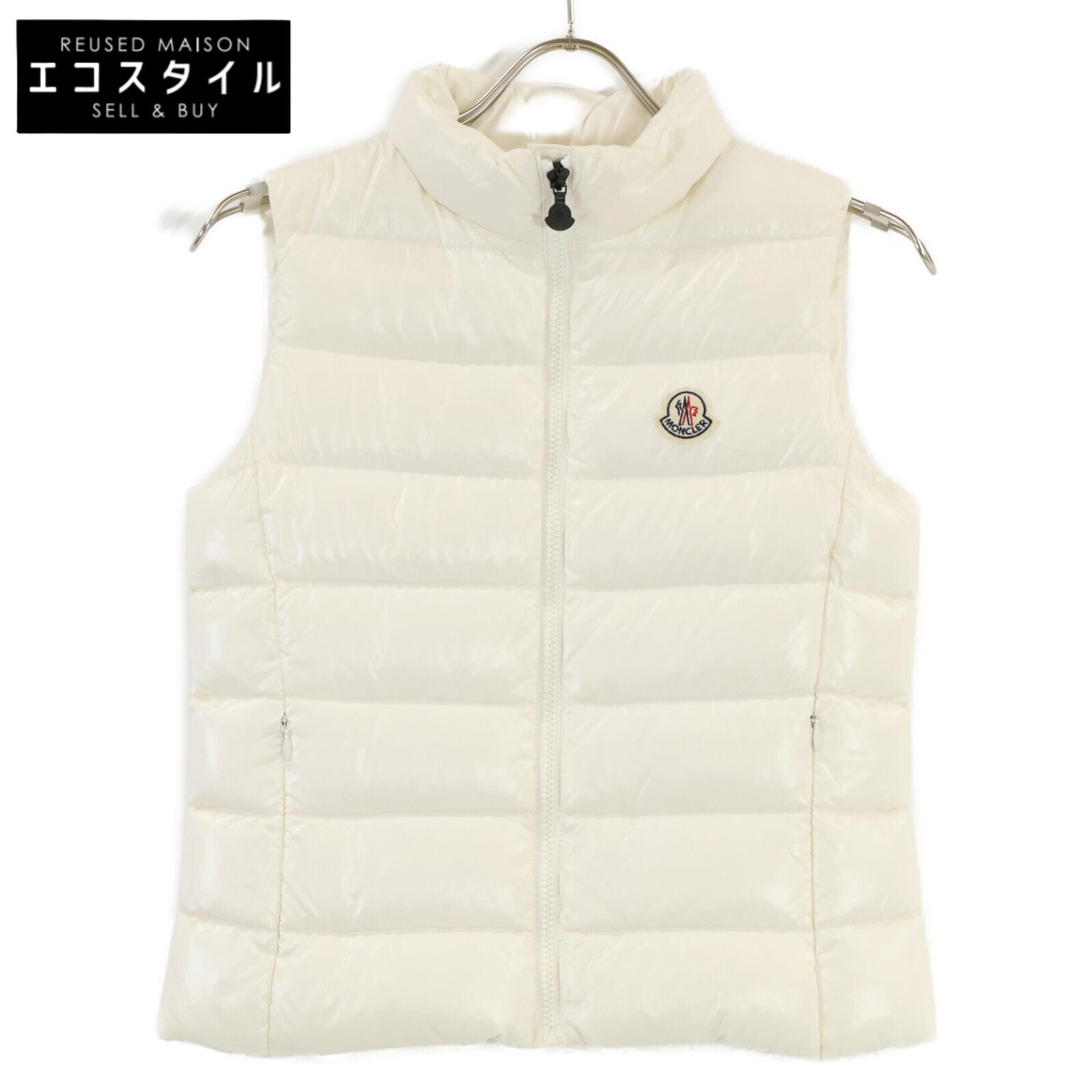 MONCLER モンクレール ﾎﾜｲﾄ GHANY GILET ﾀﾞｳﾝﾍﾞｽﾄ 12 - メルカリ