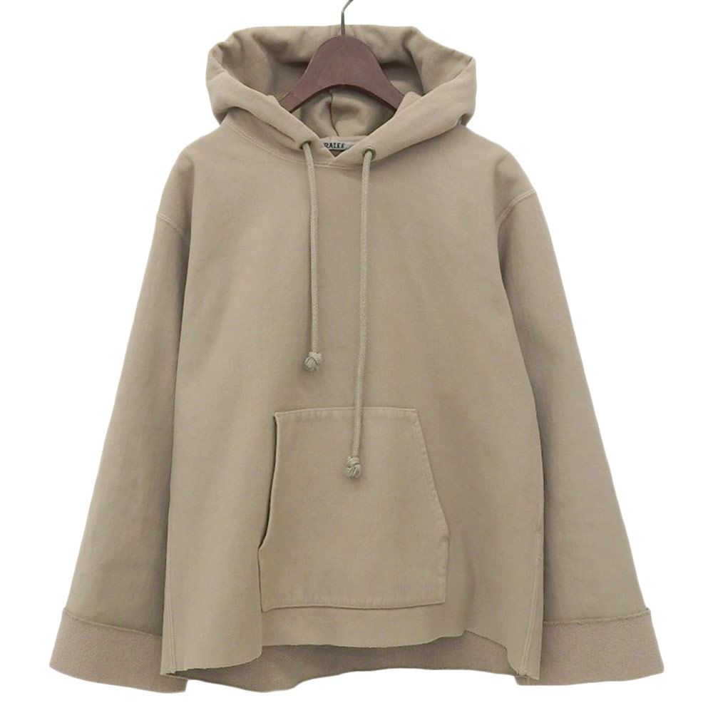 AURALEE オーラリー SUPER MILLED SWEAT CUT-OFF パーカー トップス レディース ベージュ 1 A20AP04SM 1