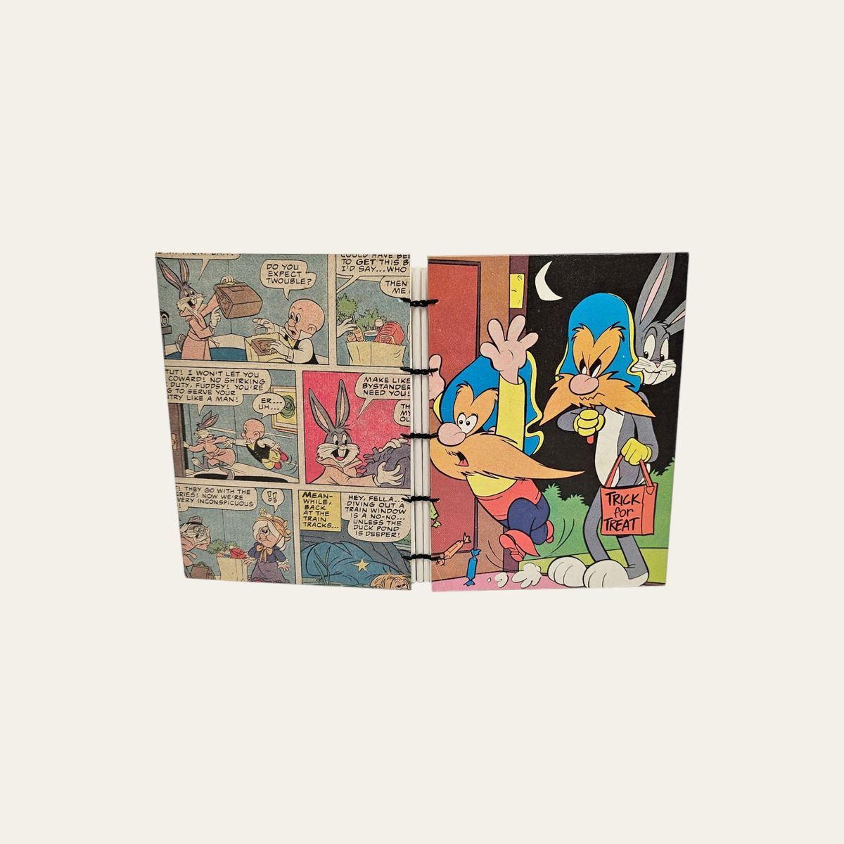 手作り ブックバインディング 手帳 ダイアリー ー バッグス・バニー