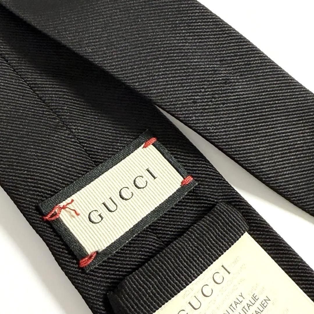 Gucci Men's Black Silk Tiger Underknot Tie 149cm Used Excellent | eBay