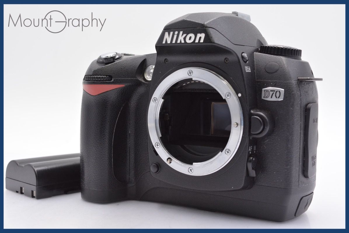 ニコン Nikon D70 バッテリー付属 完動 同梱可 mj2568
