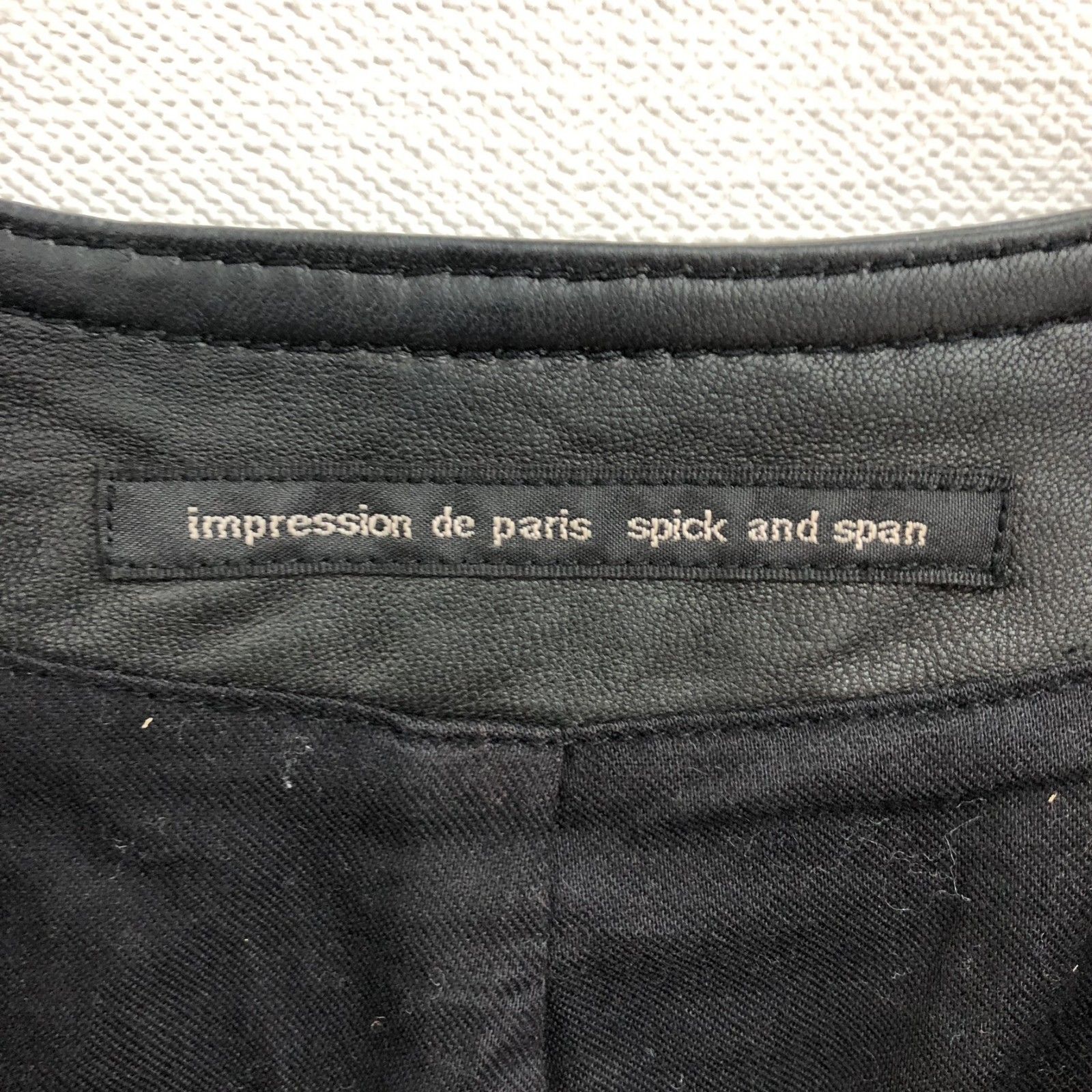 Spick and Span】スピックアンドスパン 黒系 ライダースジャケット 
