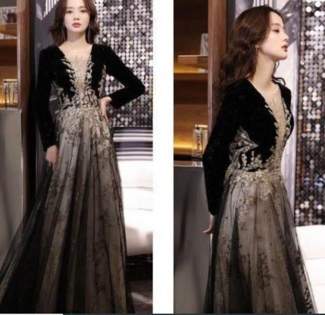 女優 気品 演奏会 結婚式 ドレス S 7号 OPN1176