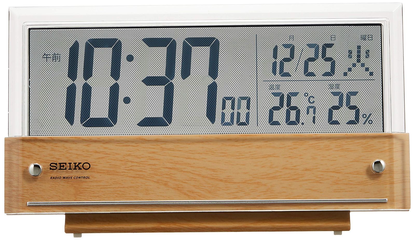 SEIKO 電波デジタル時計 C3 FLIP ワイドFM対応 DL-213W セイコー