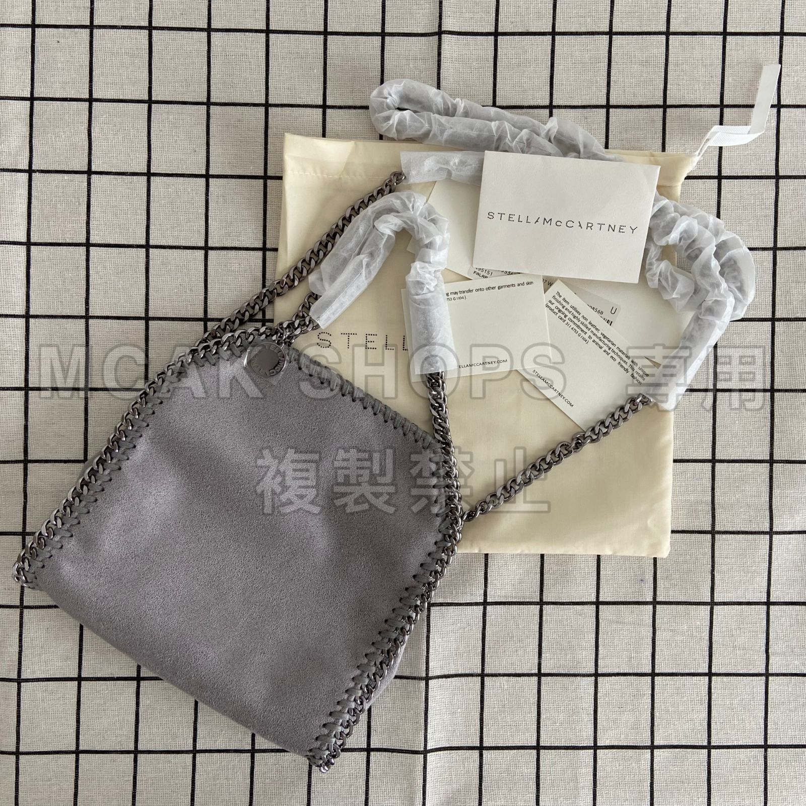 美品 Stella McCartney FALABELLA ステラマッカートニー ファラベラ ファッション レディース バッグ ショルダーバッグ  ハンドバッグ トートバッグ グレー - メルカリ