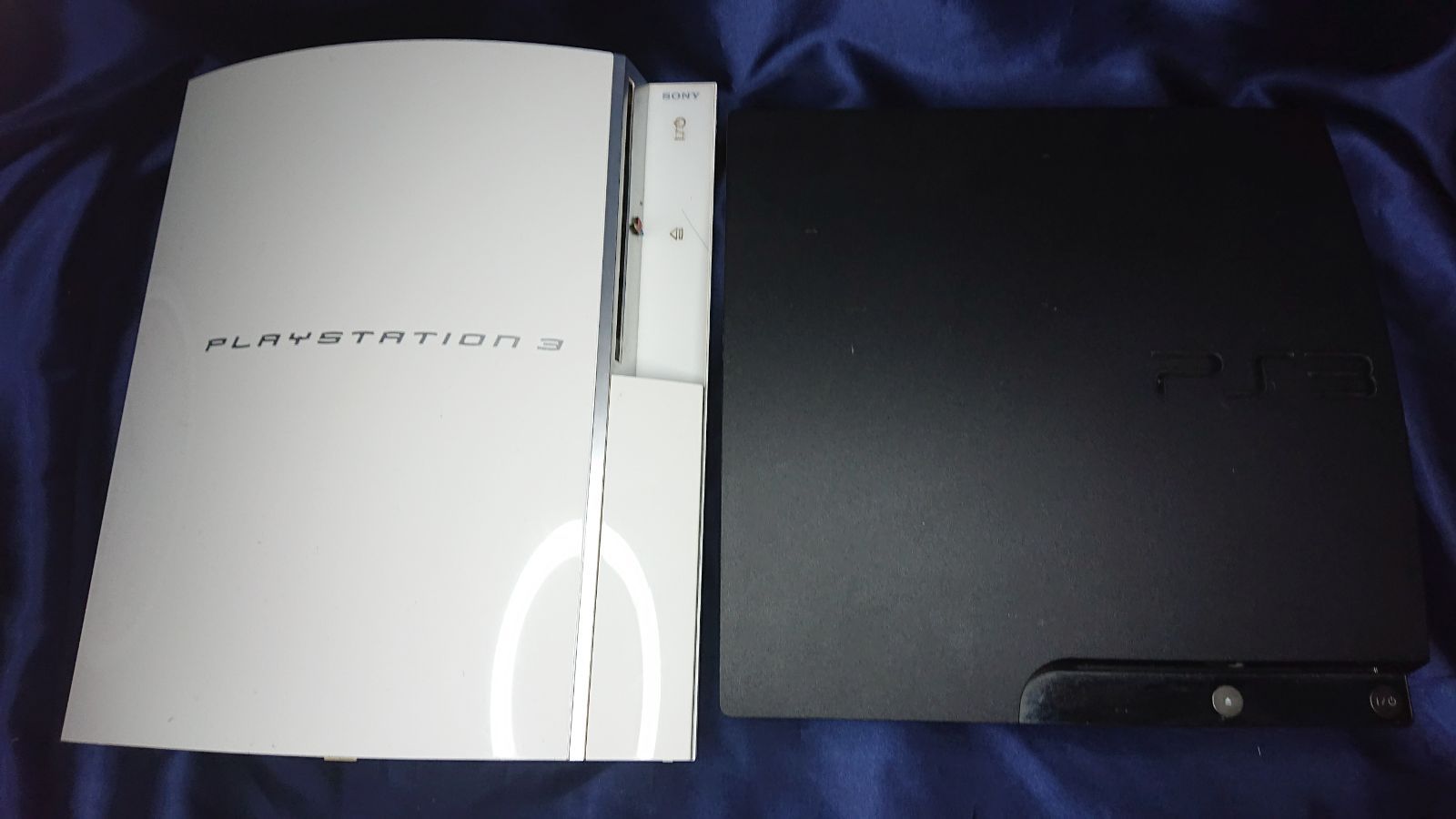 ジャンク PS3 2セット 120GB チャコール・ブラック CECH-2100A