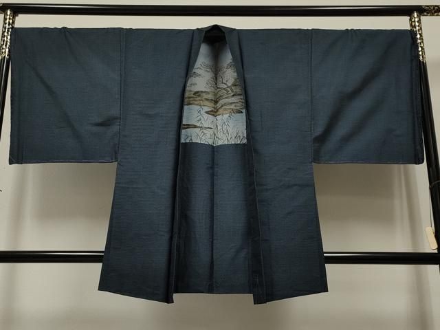 逸品 羽織 本場白大島紬 100亀甲 正絹 AK-6410 逸品 羽織 本場白大島紬 100亀甲 正絹 AK-6410