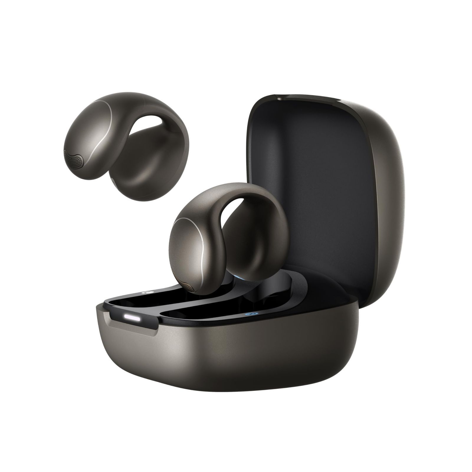 数量 Anker Soundcore C40i Bluetooth 5.4 オープンイヤー型ワイヤレスイヤホン|イヤーカフ| IPX4防水規格| 最大21時間再生 | マルチポイント接続 メタリックグレー