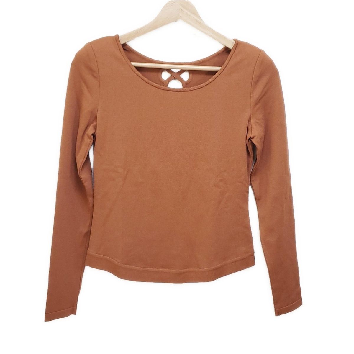 DAISY LIN デイジーリン 長袖カットソー サイズ38 M レディース - ブラウン クルーネック