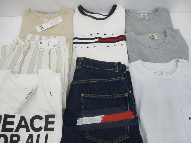 優 アヴィレックス トミーヒルフィガー パタゴニア他 Tシャツ デニムパンツ等8点 うち3点 S メンズ