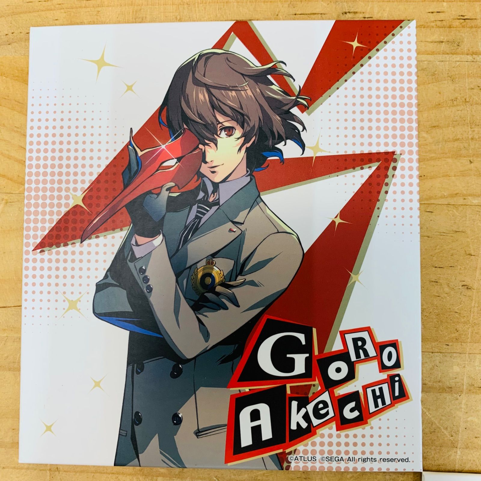 ペルソナ5 明智吾郎 セガコラボカフェ アートパネル 制服ver. N41184 2点セット ペルソナ5 セガコラボカフェ ザ・ロイヤル