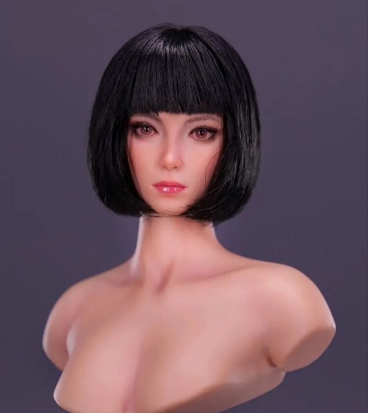 1/6スケール フィギュアヘッド 女性 女の子 フィギュア素体パーツ 美