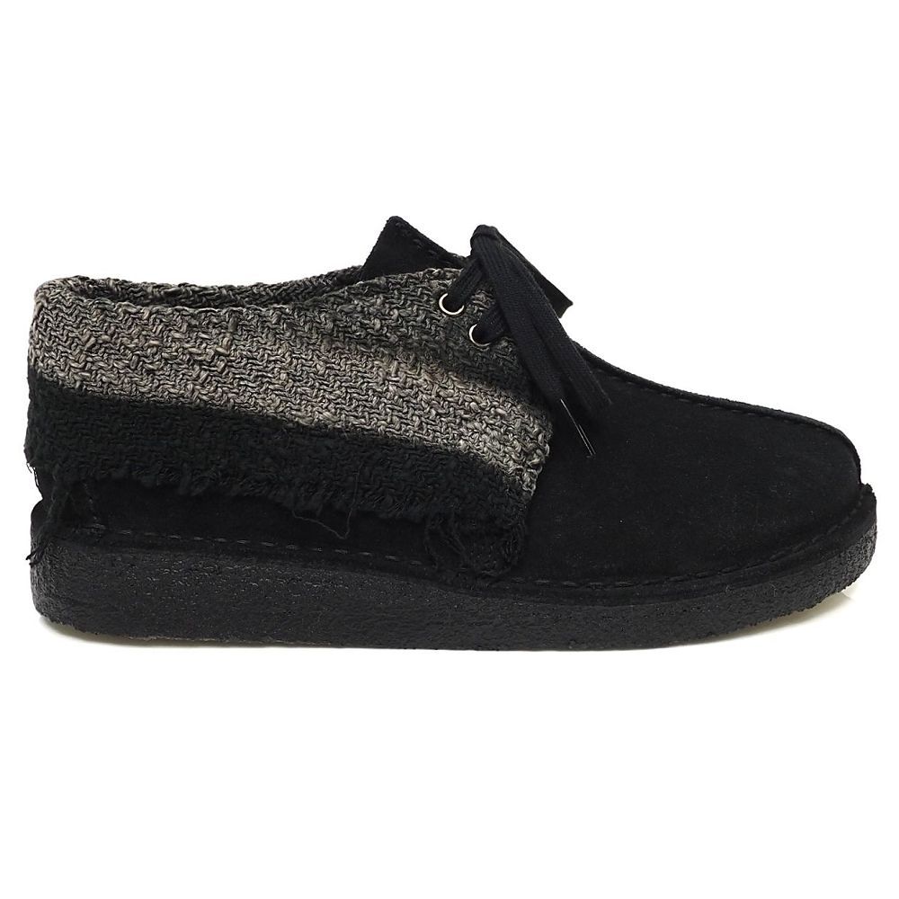  新品 Clarks ORIGINALS × JiyongKim SUN-BLEACHED RAW EDGE DESERT TREK シューズ 【サイズ：US8/UK7】 Black Suede クラークス ジヨンキム メンズ 5L/J06268/KCT22/ その他