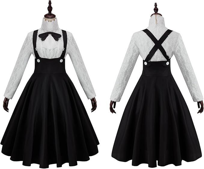 チャーリー コスプレ ドレス 黒白 ハズビン ホテル コスプレ衣装 Charlie コスプレ 演奏会 ドレス ステージ服 演出服 ハロウィーン仮装 レディース jkコスプレ服 デート ドレス 大きいサイズ