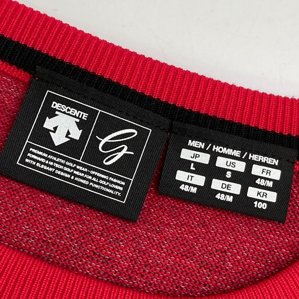 デサントゴルフ】2024年モデル メンズポロシャツ（Lサイズ相当） 2024