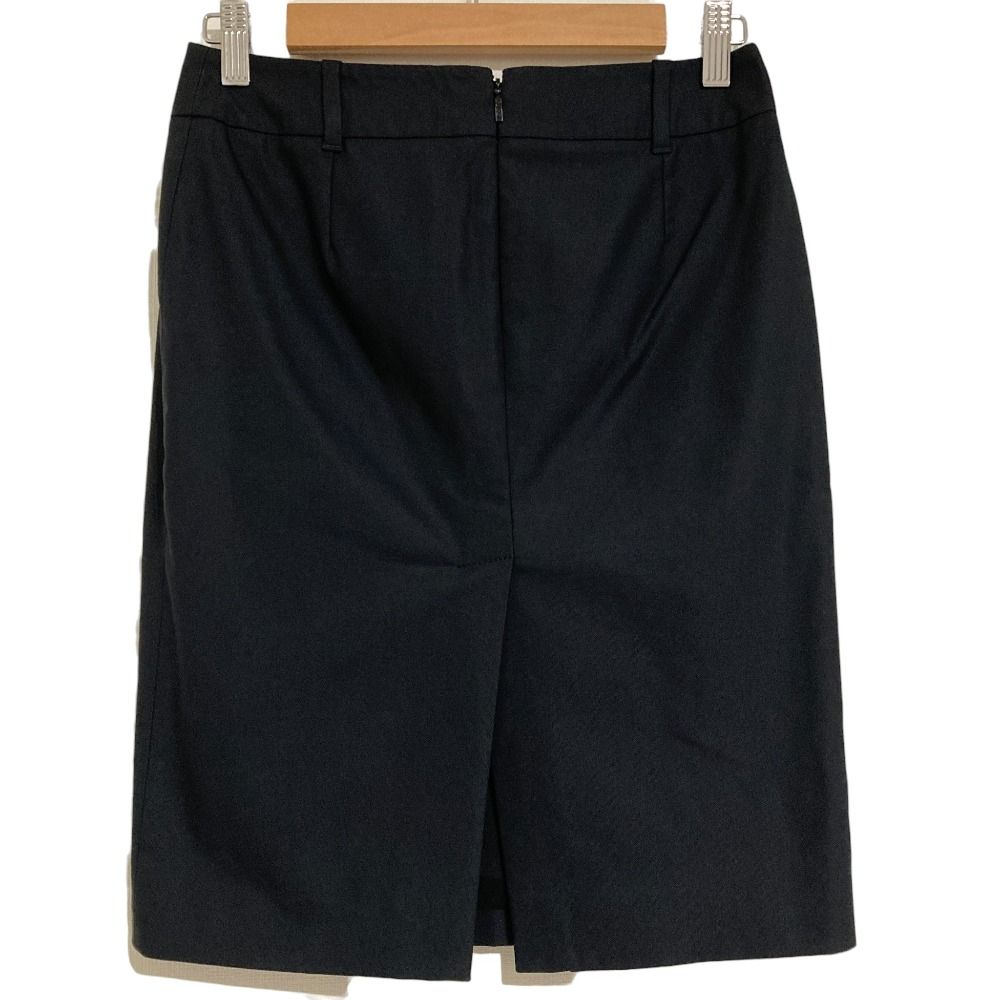 GUCCI グッチ ストレッチ バンブーチャーム ひざ丈 タイトスカート サイズ36 ブラック レディース 古着