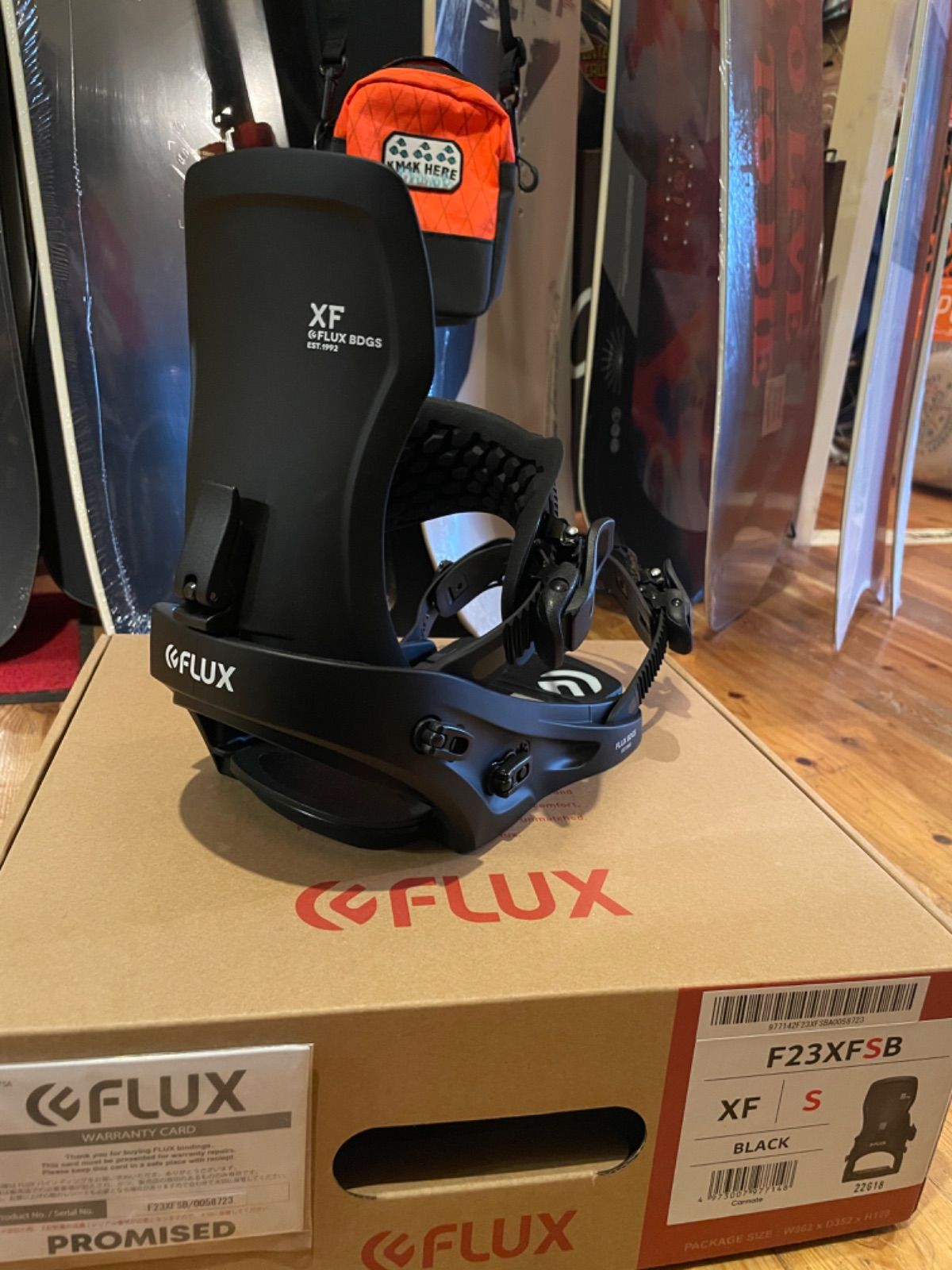 FLUX XF ブラック 黒 フラックス Sサイズ 新品 23 BINDING www