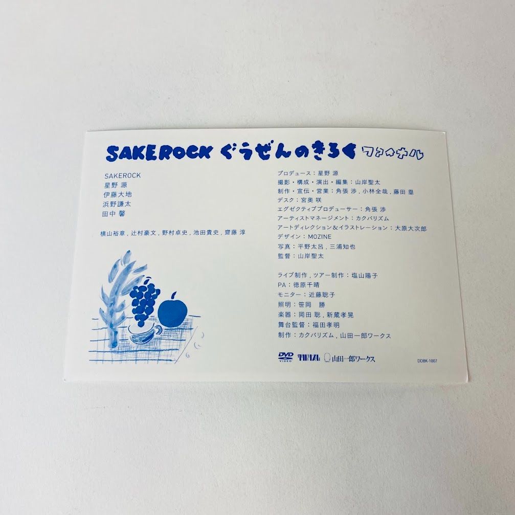 SAKEROCK / ぐうぜんのきろく ファイナル〈2枚組〉星野源 DDBK-1007 [MSC-N1]【DVD】