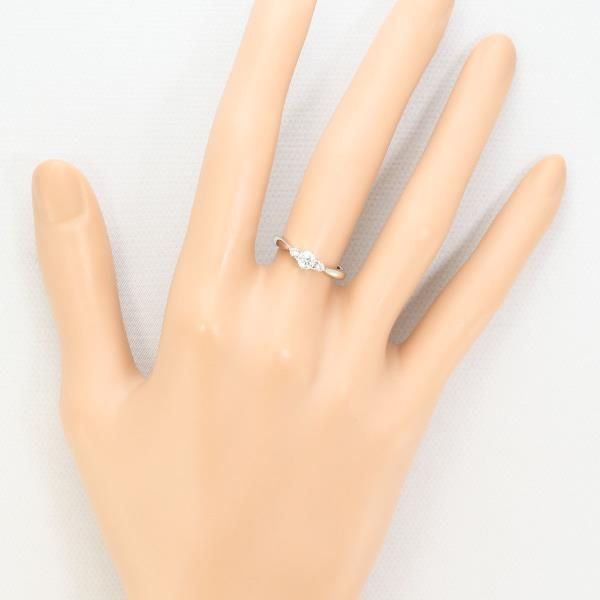 4°C プラチナ リング pt1000 8号 Cロゴ リング・指輪 シルバー