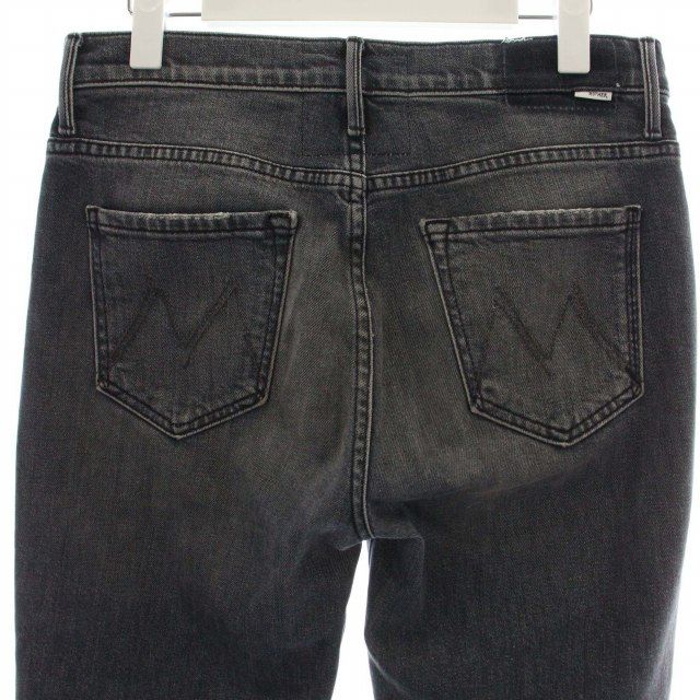 マザー mother SUPERIOR 21AW GREY INSIDER CROP デニムパンツ 