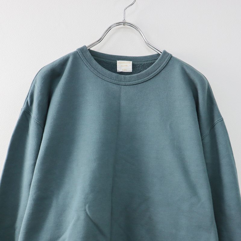 PHLANNEL SOL フランネルソル suvin cotton sweat shirt 1/グリーン