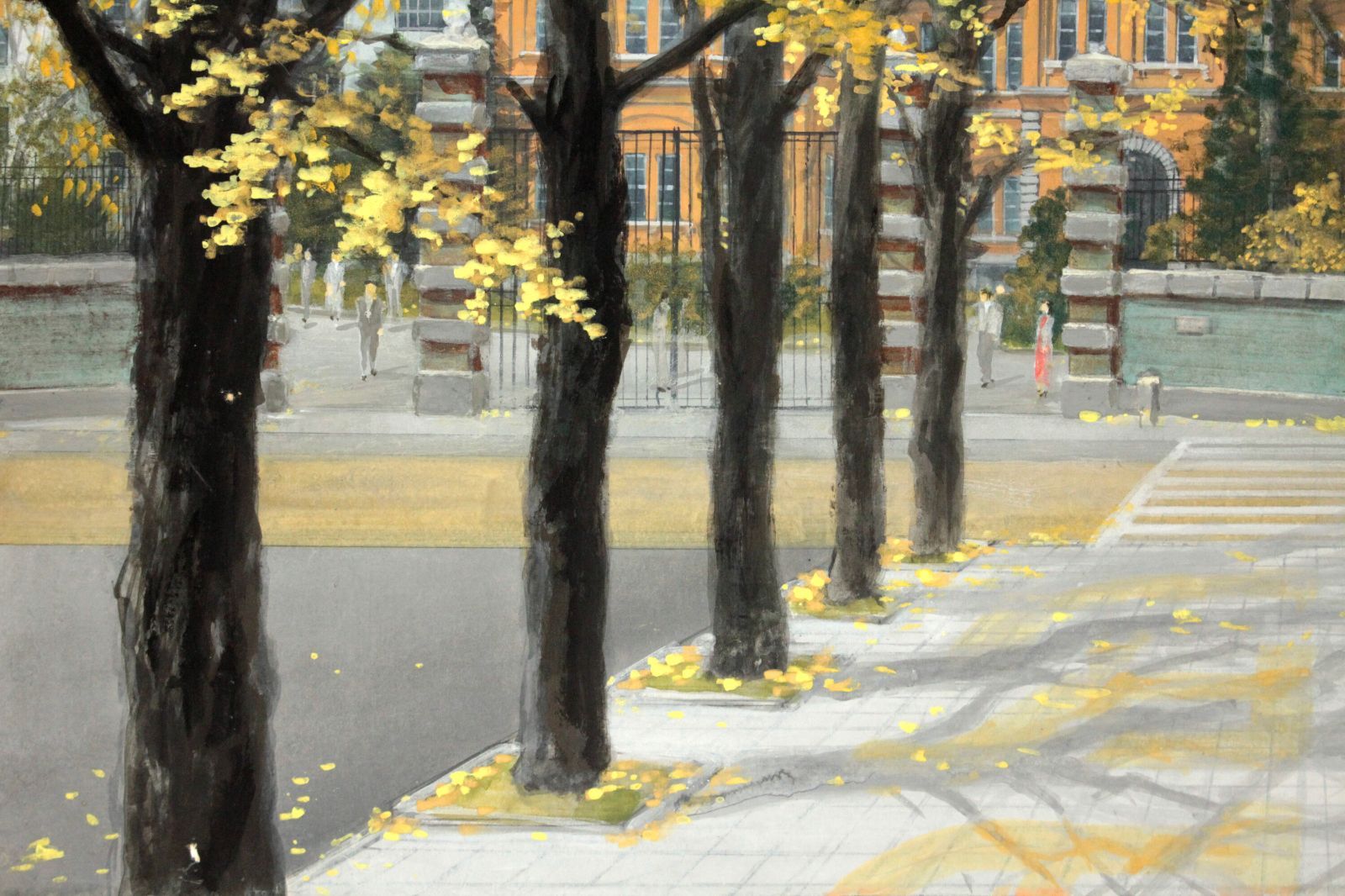 井上迪彦 「道庁」 日本画 絵画 井上迪彦 「道庁」 日本画 絵画の通販 by 北海道画廊｜ラクマ
