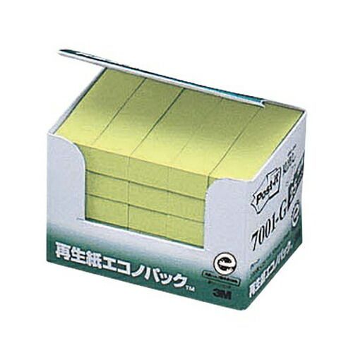 まとめ買い10個セット品 スリーエム ポスト イット Ｒ 製品 単品 パック エコノパック ＴＭ 製品シリーズ パワーパック 業務用パック 7001-G グリーン 25個