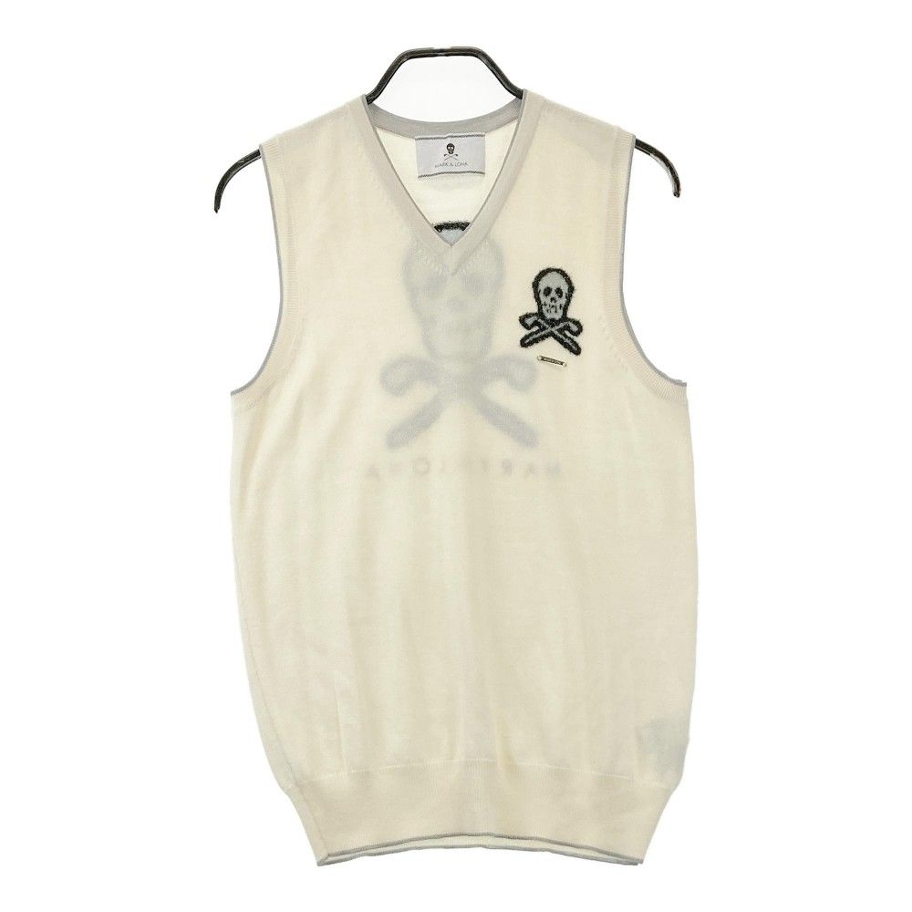 サイズ：48 MARK&LONA マークアンドロナ ニットベスト ブルー系