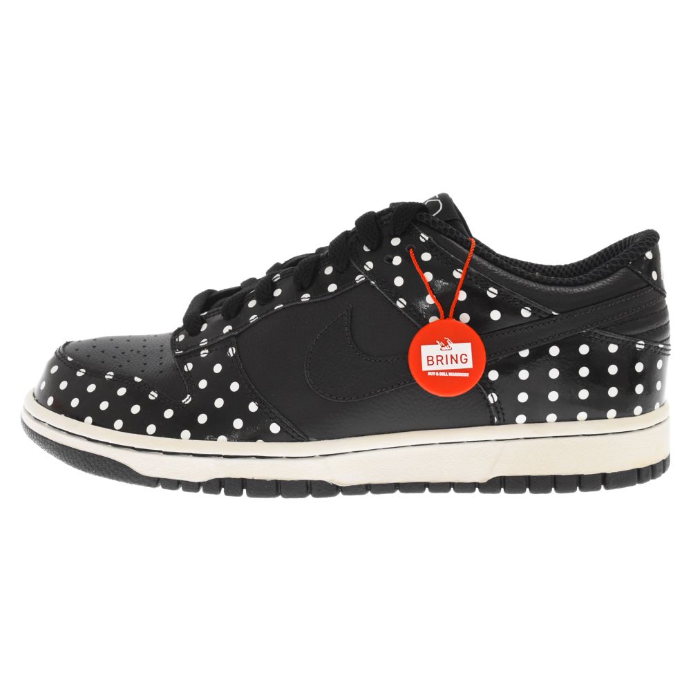 NIKE (ナイキ) ×FRAGMENT DUNK LOW PRB POLKA DOT PACK BLACK 