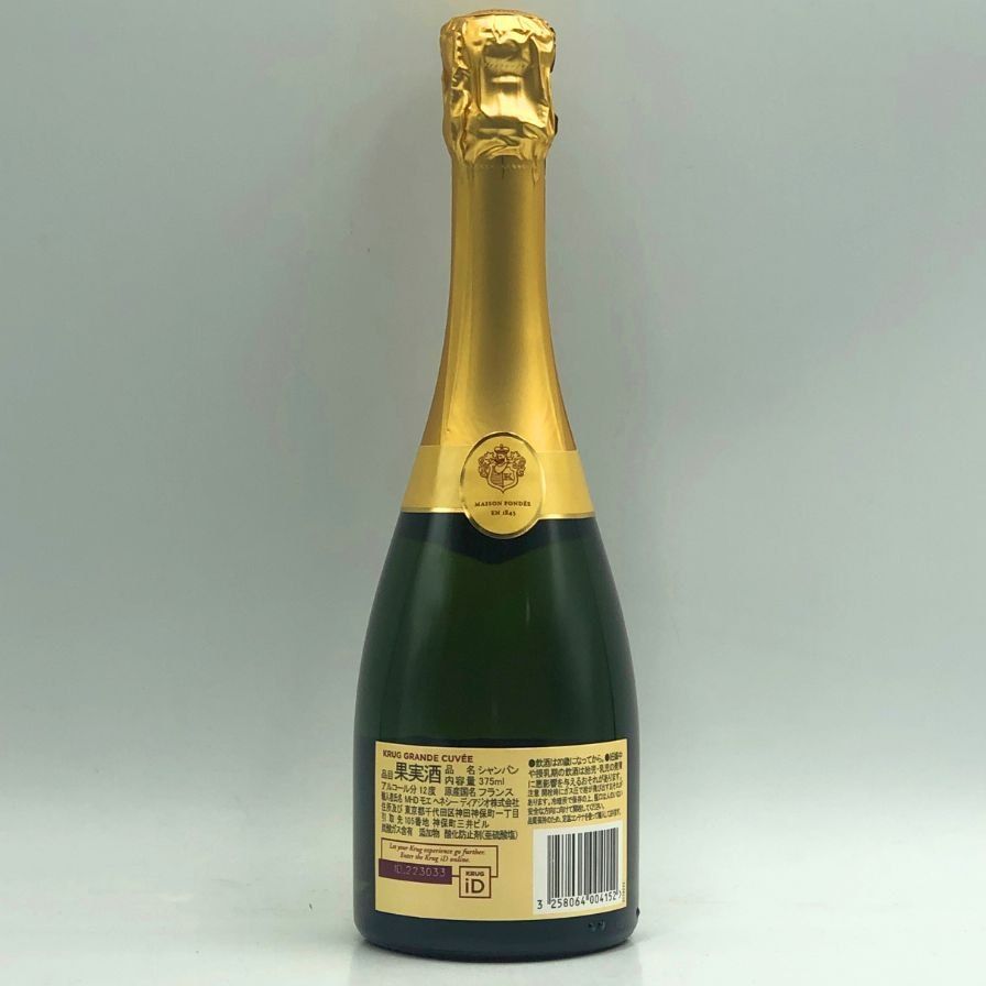 Krug - クリュッグ 白 375ml 12% KRUG  シャンパン【N4】 クリュッグ 白 375ml 12% KRUG シャンパン【N4】（クリュッグ 白