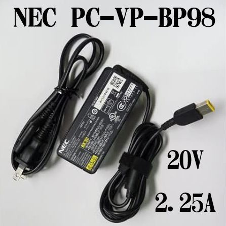 NEC 20V 2.25A ACアダプタ PC-VP-WP98 A13-045N1A 動作品 中古 純正品