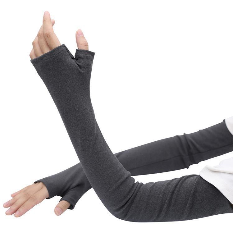 アームウォーマー レディース 女性 アームカバー 裏起毛 あったか ハンドウォーマー 指出し手袋 グローブ 指穴 ロング ふわふわ 暖 指なし手袋 手首 オフィス テレワーク 指穴あり アームウォー goudoudou4984