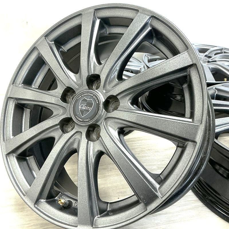 中古アルミ15X6.0　PCD100バルミナ　プリウス、シエンタなど　美品！ 中古アルミ15X6.0 PCD100バルミナ プリウス、シエンタなど 美品