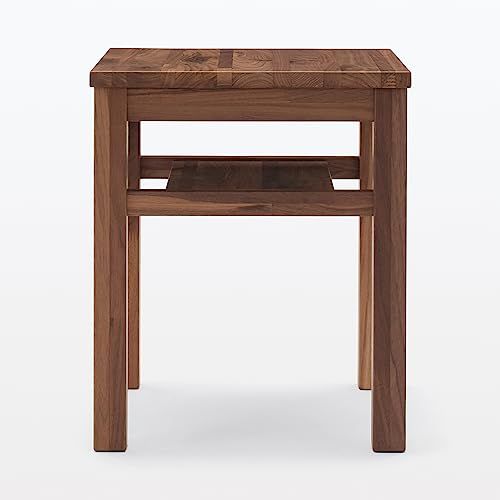 無印良品 木製サイドテーブルベンチ ウォールナット材