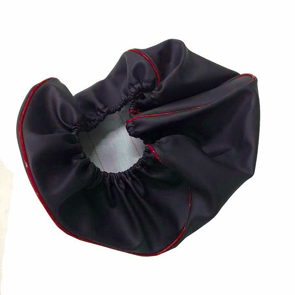 アルバ⁄ALBA 国産シートカバー 黒カバー・赤パイピング 被せるタイプ